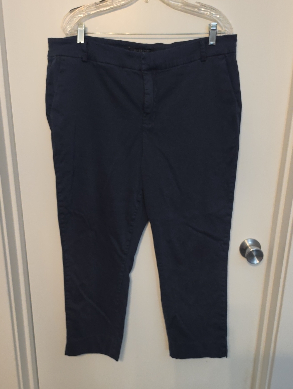 Liverpool Navy Straight-Leg Women's Trousers